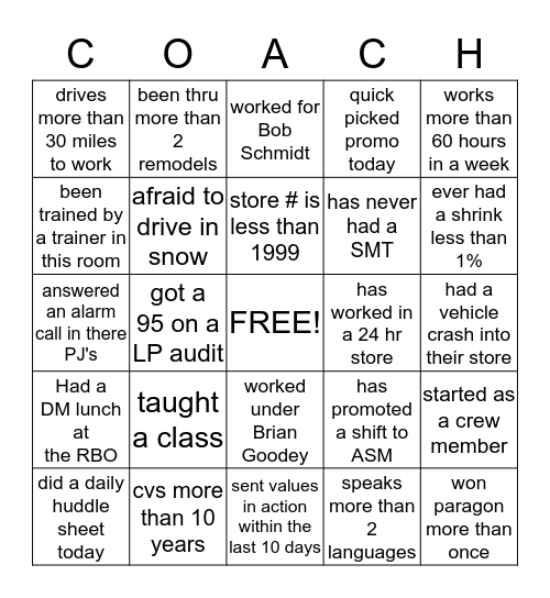 TTT Bingo Card