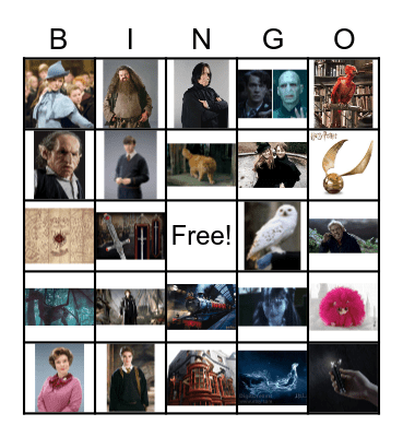 Harry Potter Bingo 2021 Bingo Card
