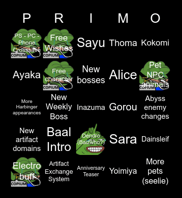 Update Stream 1.7/2.0 Bingo Card