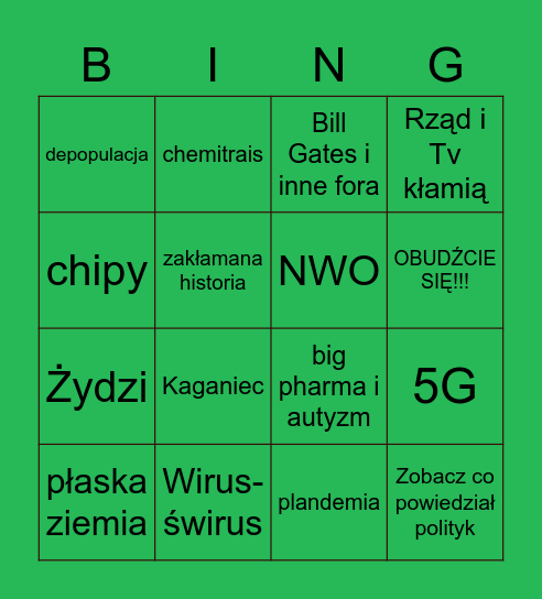 FOLIARSKEI BINGO Card