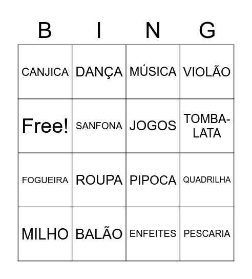 ALFABETIZANDO Bingo Card