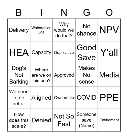 OP1 Bingo Card