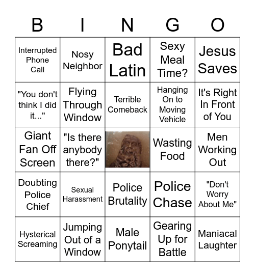 I Bought a Vampire Motorcycle Bingo Card
