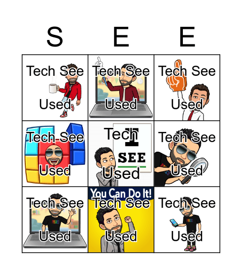 Tech See Bingo Card