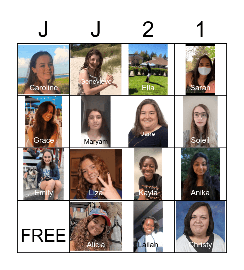 JJ2 Bingo Card