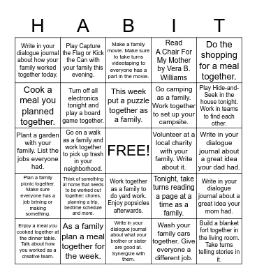 #6 Synergize Bingo Card