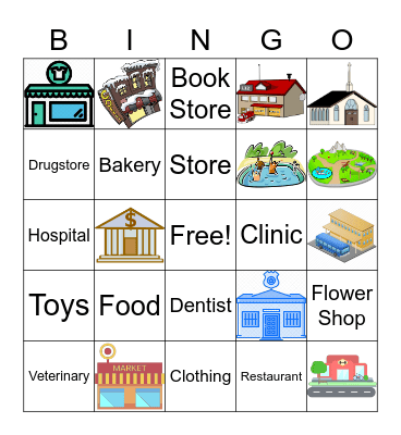 My Town Bingo Card