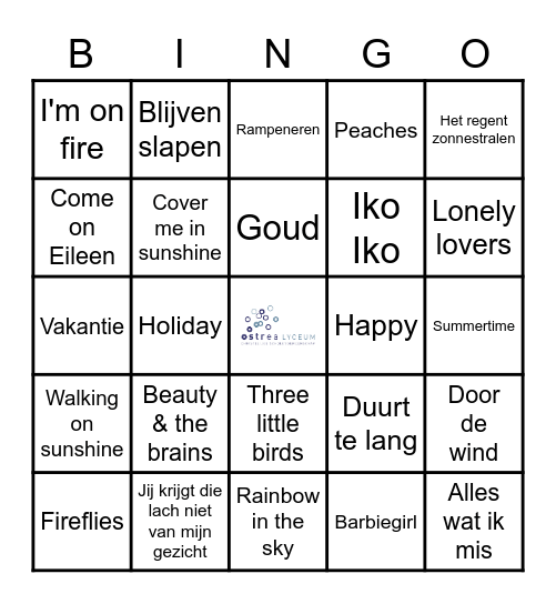 Ostrea Bingo Card