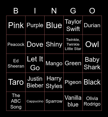 Youi’s Bingo Card