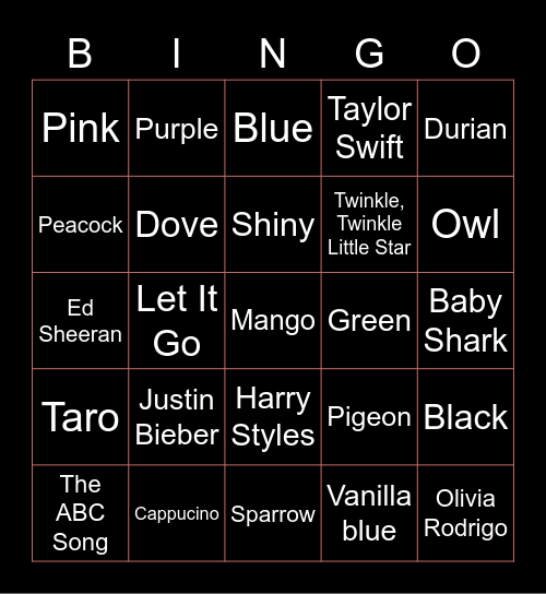 Youi’s Bingo Card