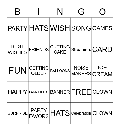 HAPPY BIRTHDAY CHRISTOPHER Bingo Card