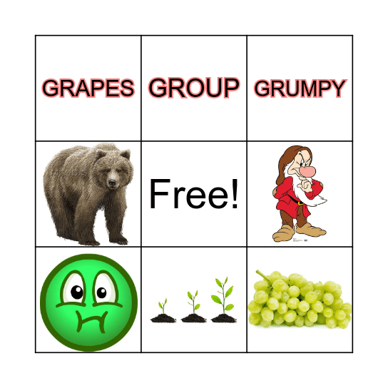 GR-SOUNDS INITIAL POSITION Bingo Card