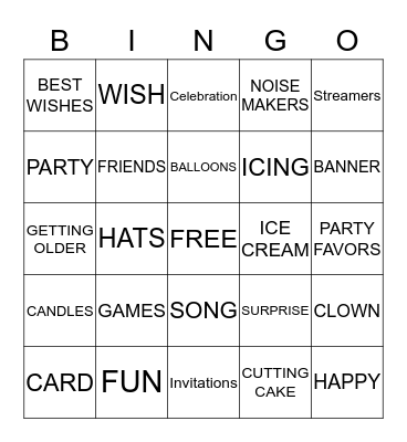 HAPPY BIRTHDAY CHRISTOPHER Bingo Card