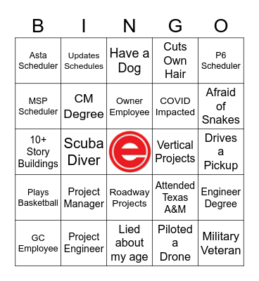 Encore BINGO Card