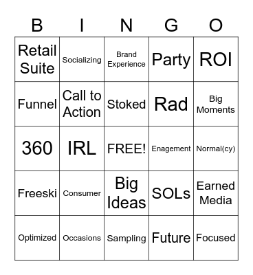 Marketing Lino Bingo! Bingo Card