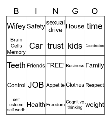 Crest Central Bingo Card