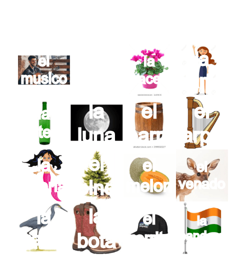 Loteria Mi Pueblito Bingo Card