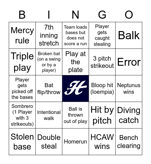 Hitmanics Hoofdklasse Bingo Card