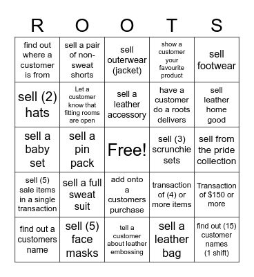 ROOTS 420 BINGO Card