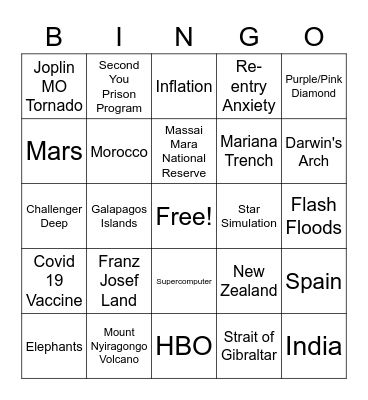 CNN Week 2 Bingo Card