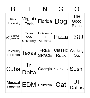 Good Day MA About Me Bingo Card