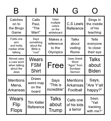 Garland Bingo 2.0 Bingo Card