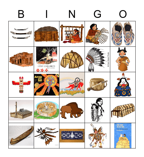 Native American Legends Bingo Card