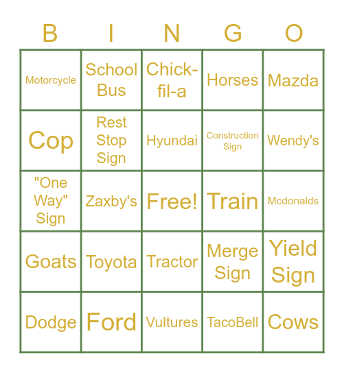 Batch Bingo Card