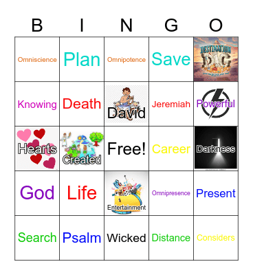 July 18, 2021 Bingo Card