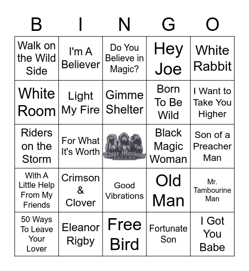 Summer of Love Bingo Card