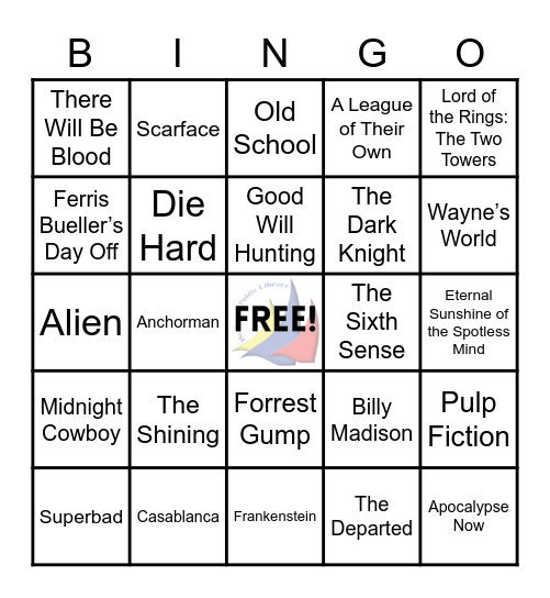 Audio Bingo - Movies Bingo Card