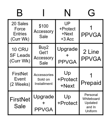 Mobily Bingo Card