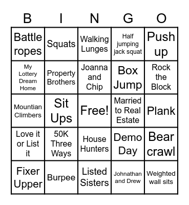 DBingo Card
