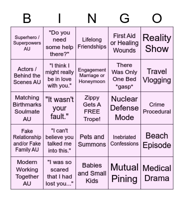 25 Follower Bingo Card