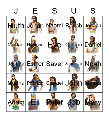 BIBLE BINGO Card