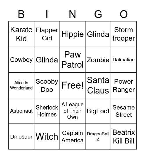 Fun Bingo Card