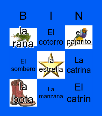 Loteria Mi Pueblito Bingo Card