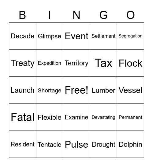 Mr. Yong's Amazing Baker Bingo Card