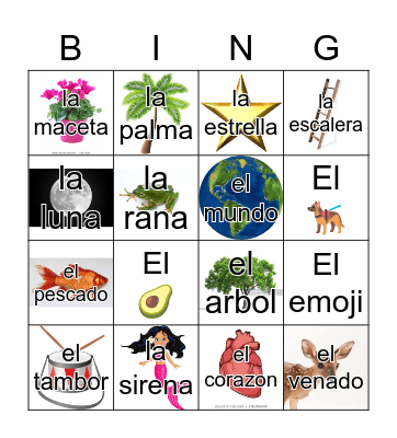 Loteria Mi Pueblito Bingo Card