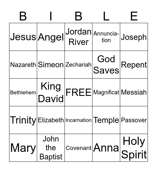 CHAPTER 19 Bingo Card