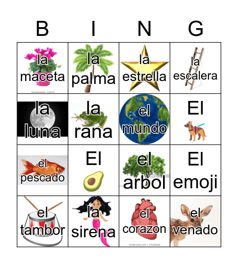 Loteria Mi Pueblito Bingo Card