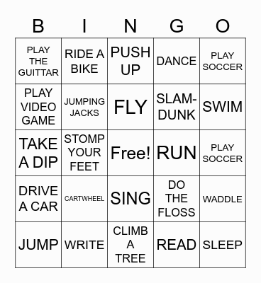 JORNADA KIDS CCAA Bingo Card