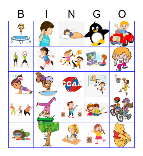 JORNADA KIDS CCAA Bingo Card