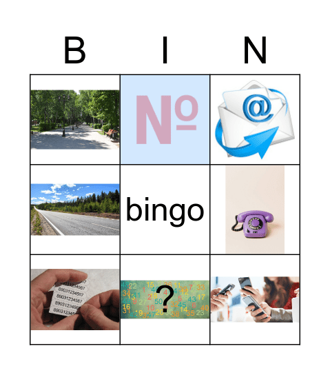 第五课 Bingo Card