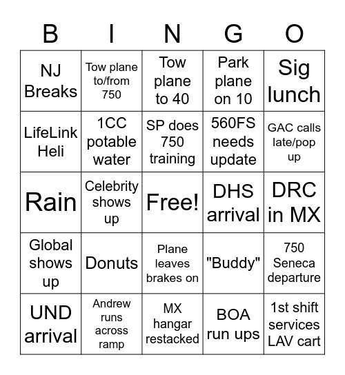SIGNATURE BINGO Card