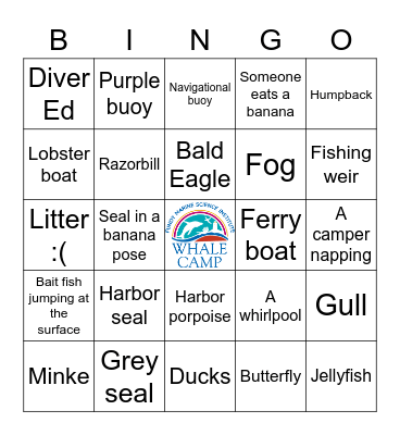 Eastport Windjammers Bingo Card