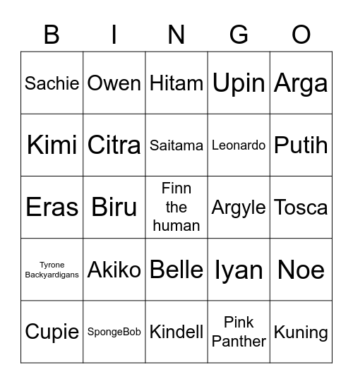 BINGO LEO Bingo Card