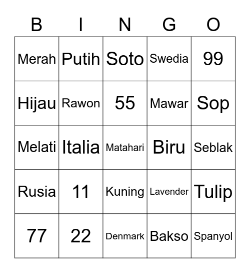 Follow me on IG: pum.castle Bingo Card