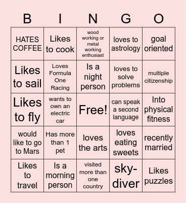 Edev BINGO Fun... Bingo Card