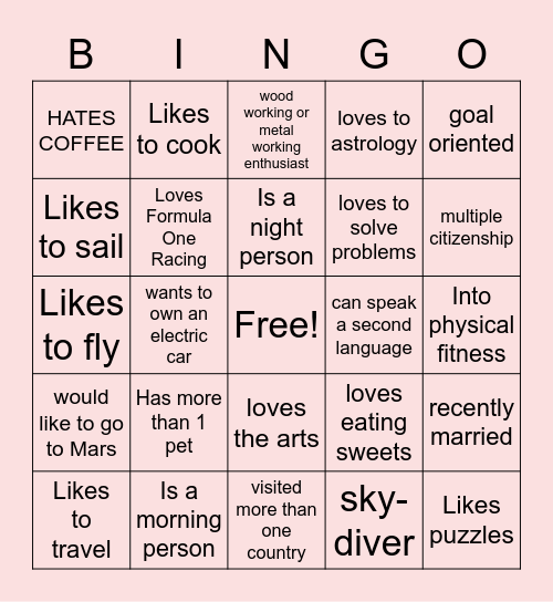 Edev BINGO Fun... Bingo Card